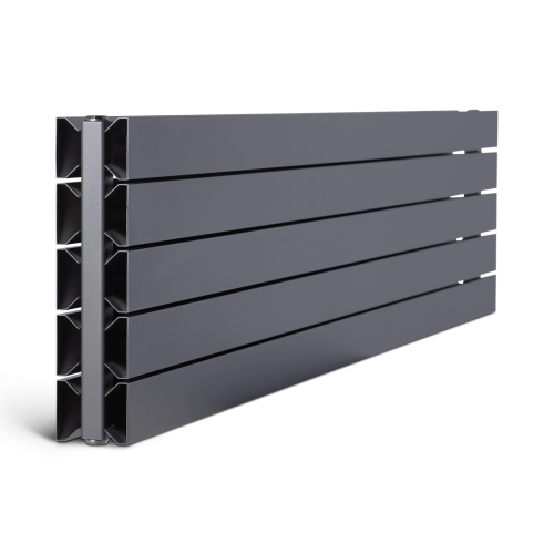 Thermrad Alustyle radiator onder zwart